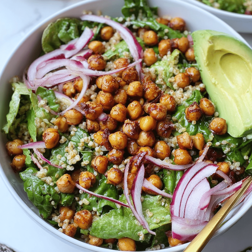 Roasted Chickpea Salad