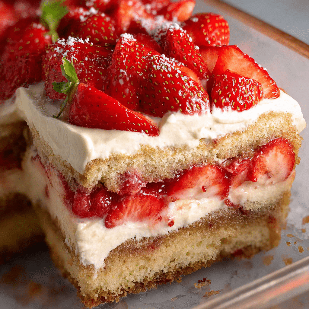 Strawberry Tiramisu