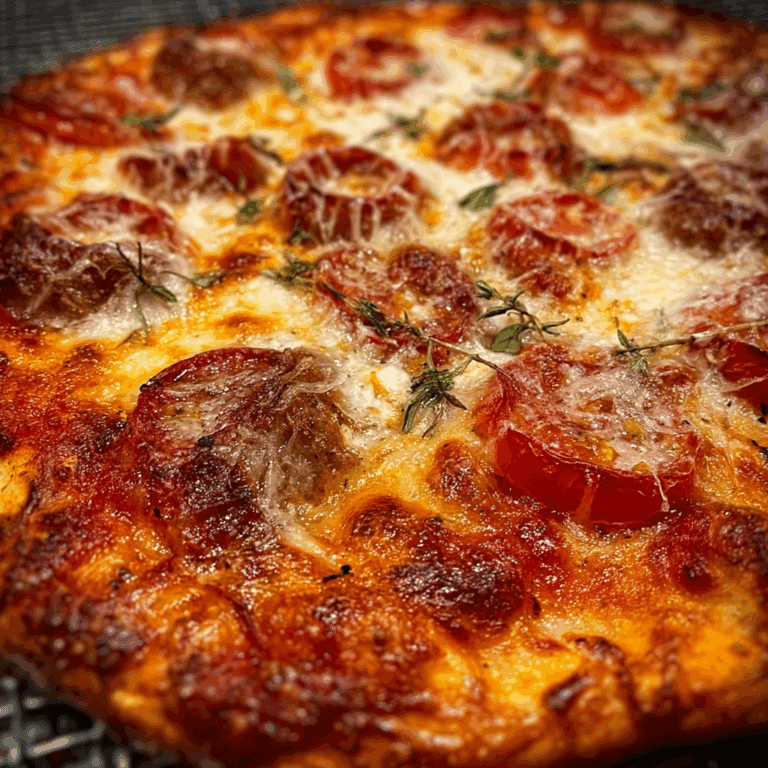 Tavern-Style Sourdough Pizza