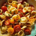 Tomato Orecchiette Pasta Salad