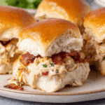 Chicken Bacon Ranch Sliders: Easy Maple-Glazed Hawaiian Rolls