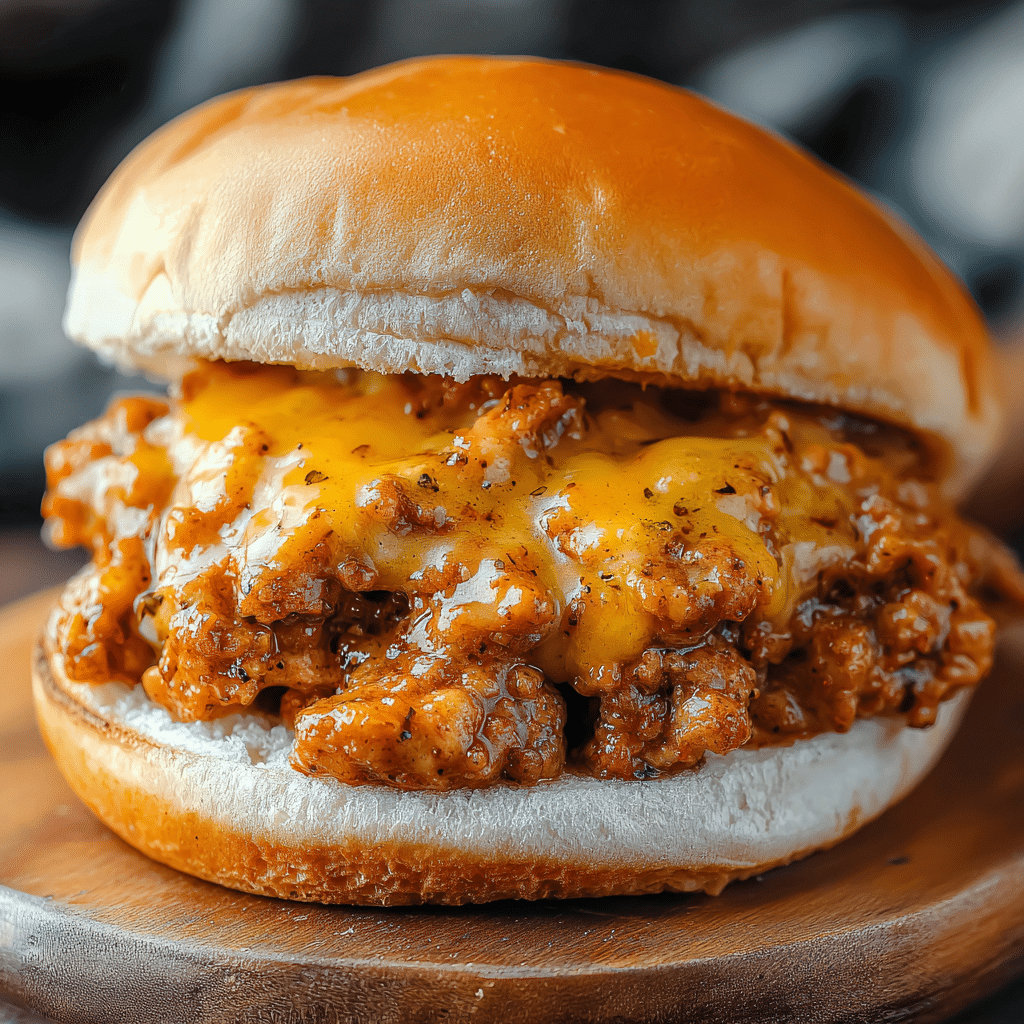 Easy Cajun Chicken Sloppy Joes