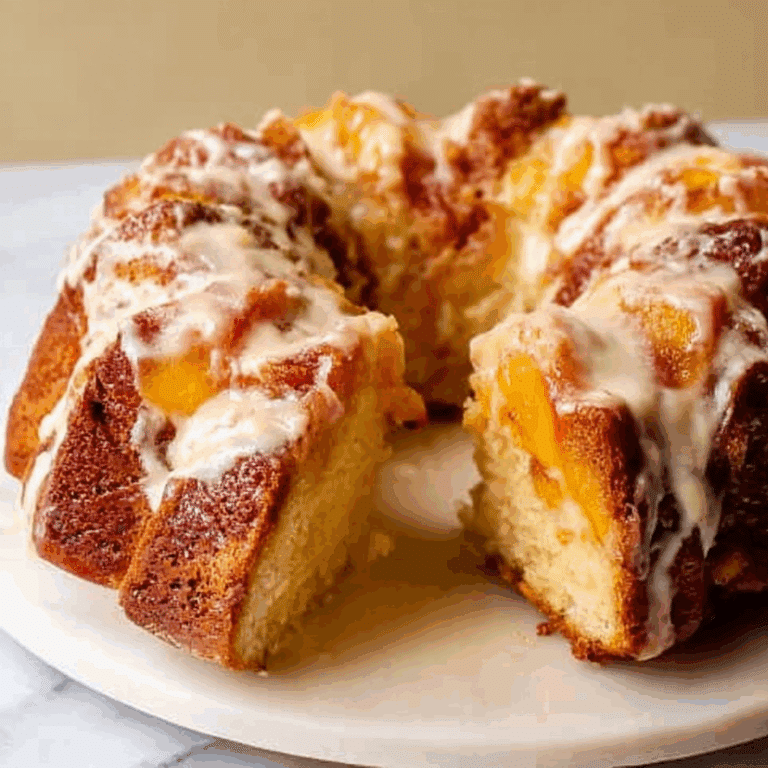 Homemade Peach Cobbler Pound Cake