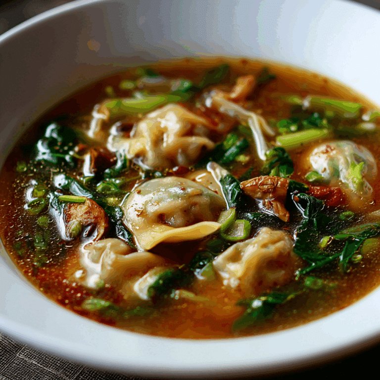 Quick and Delicious Potsticker Soup
