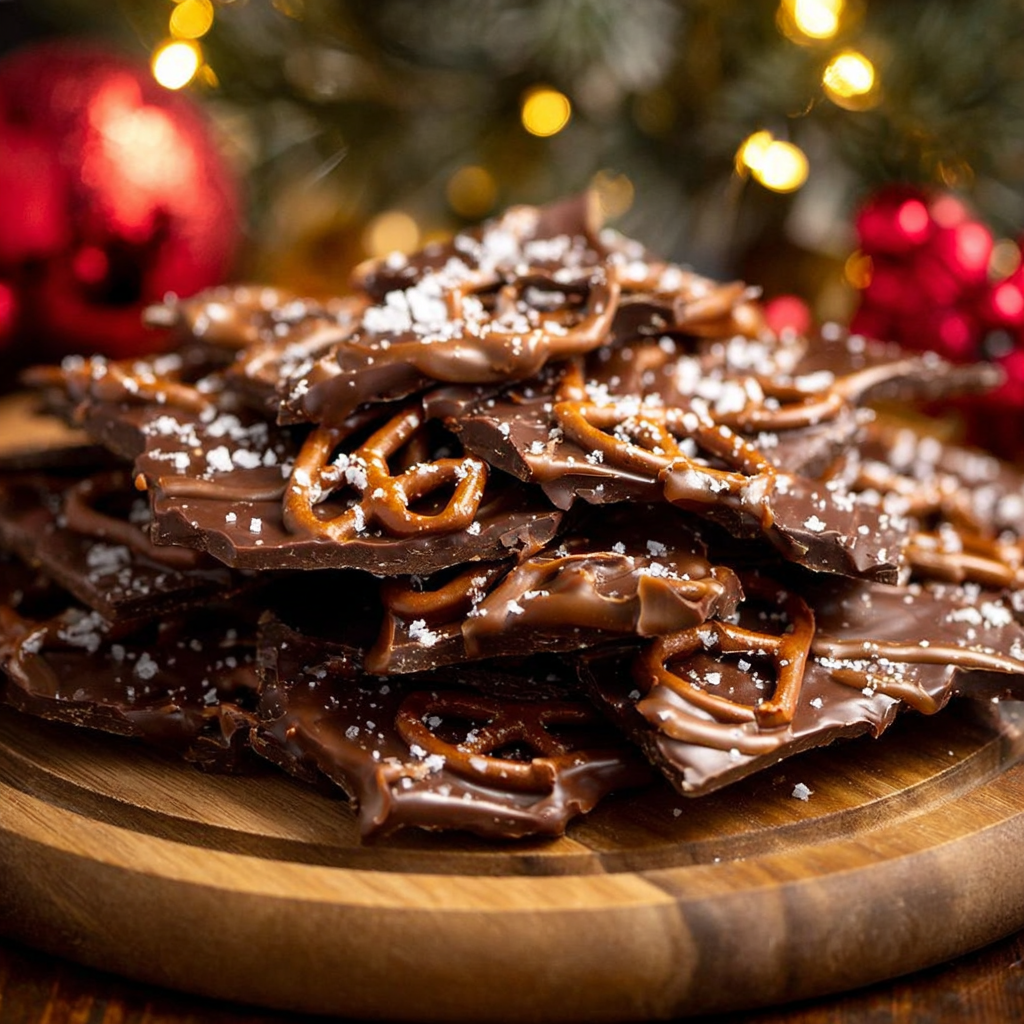 The Best New Years Chocolate Bark Cookies